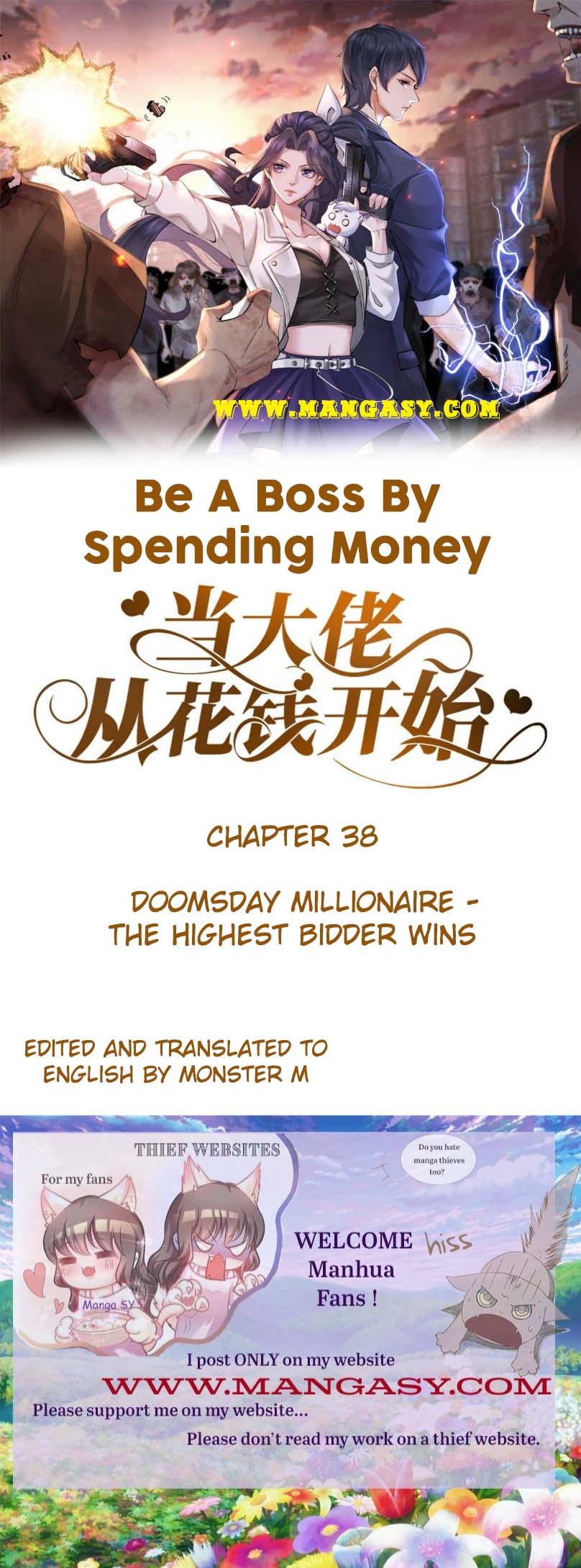 Becoming a Big Boss Starts with Spending Money Chapter 38 - page 1
