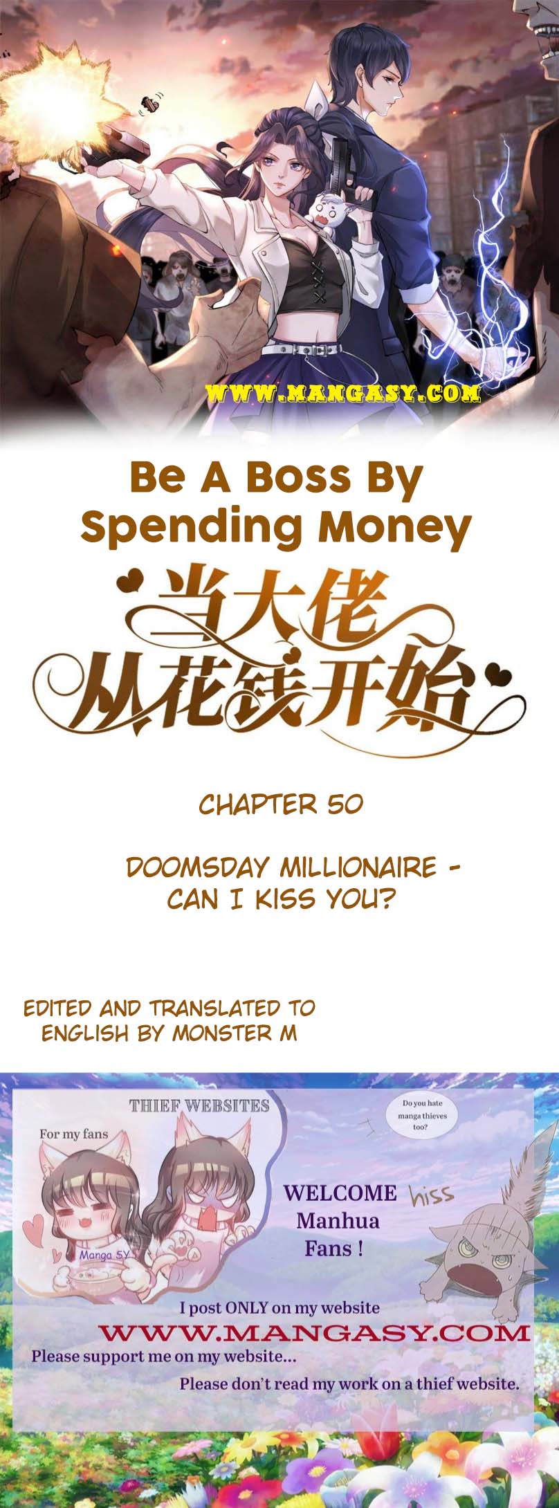 Becoming a Big Boss Starts with Spending Money Chapter 50 - page 1