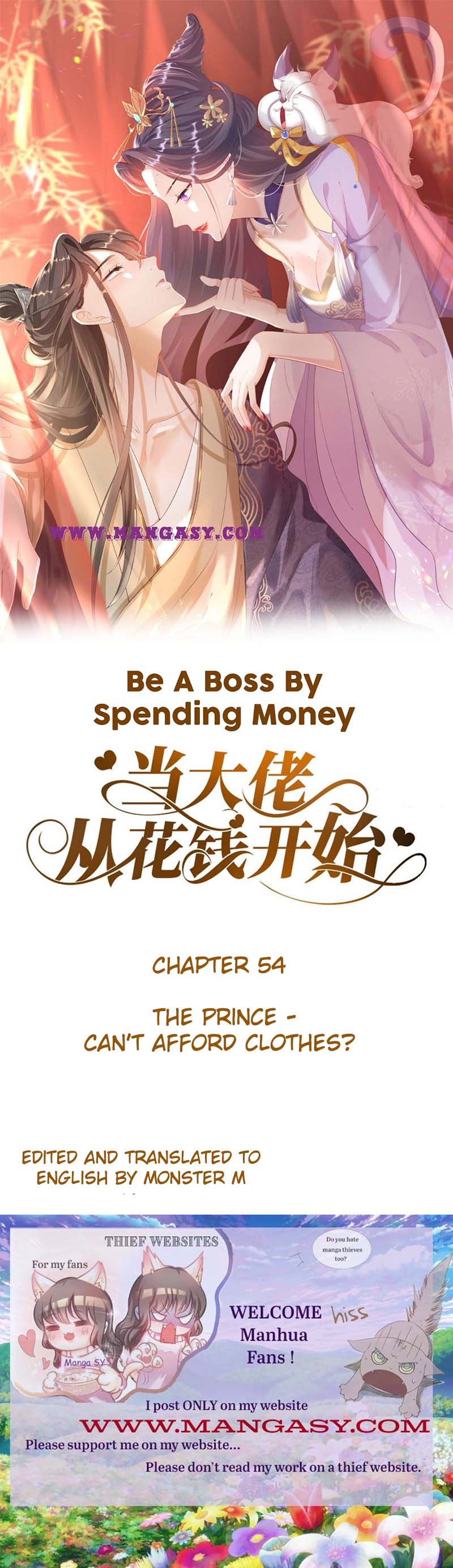 Becoming a Big Boss Starts with Spending Money Chapter 54 - page 1