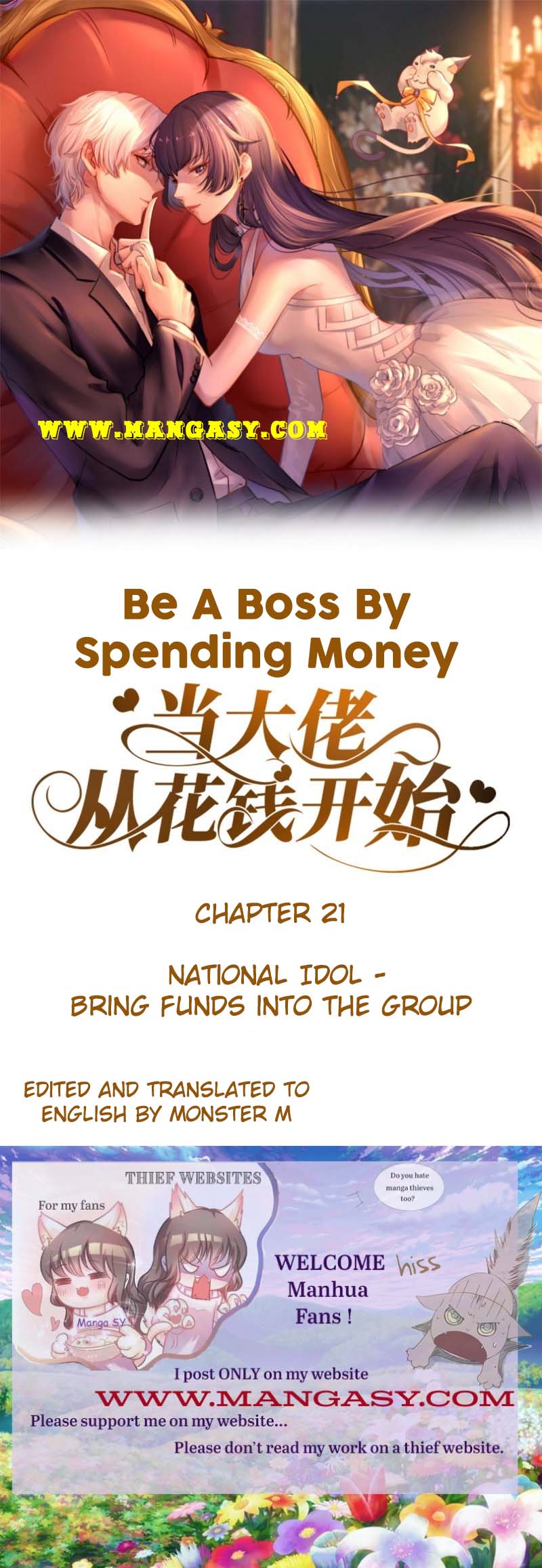 Becoming a Big Boss Starts with Spending Money Chapter 21 - page 1