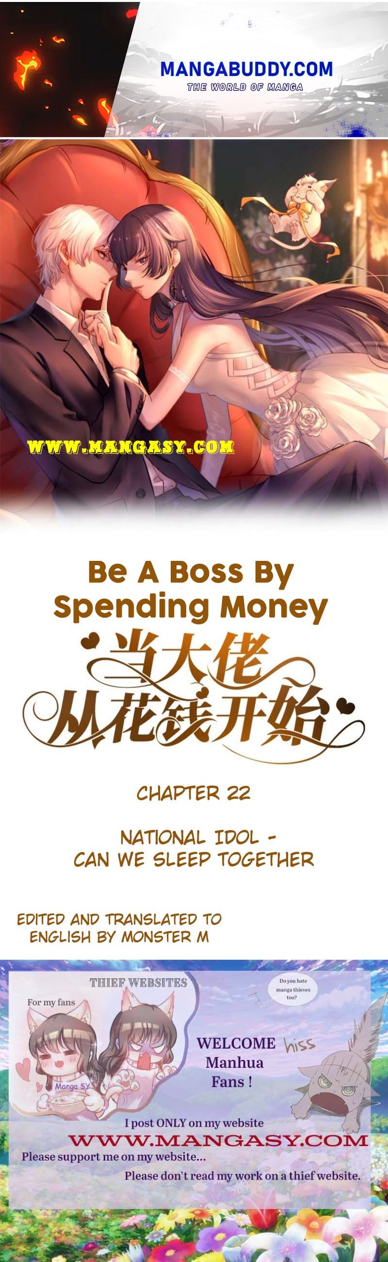 Becoming a Big Boss Starts with Spending Money Chapter 22 - page 1