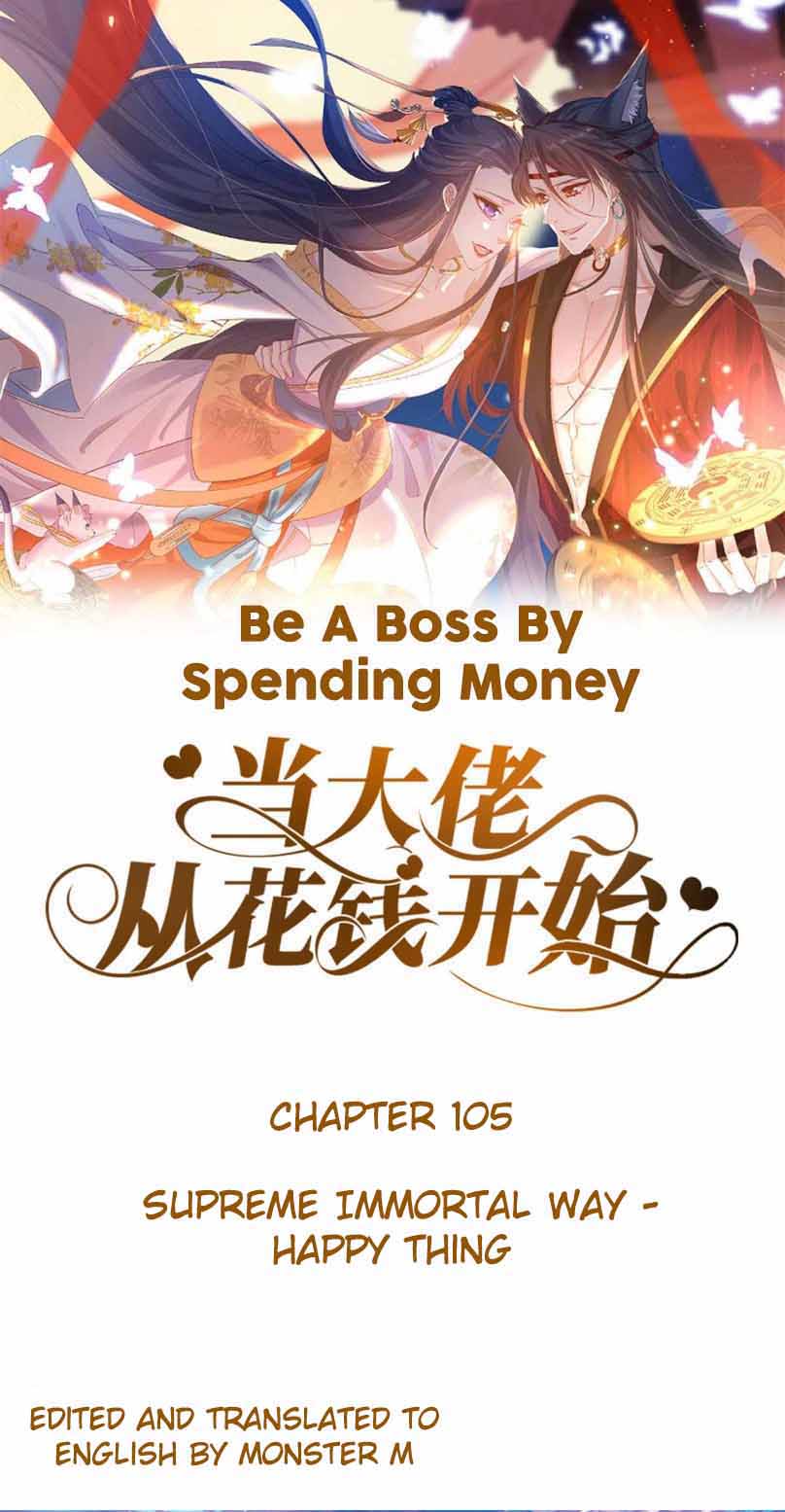 Becoming a Big Boss Starts with Spending Money Chapter 105 - page 1