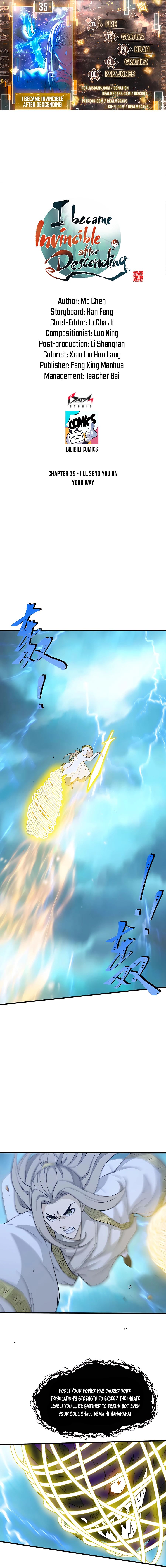 Descending The Mountain As Invincible Chapter 35 - page 1