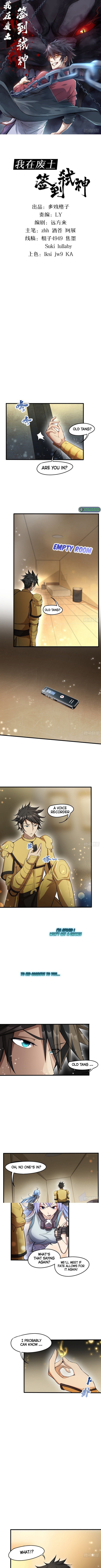 I signed Killing God in the Wasteland Chapter 65 - page 2
