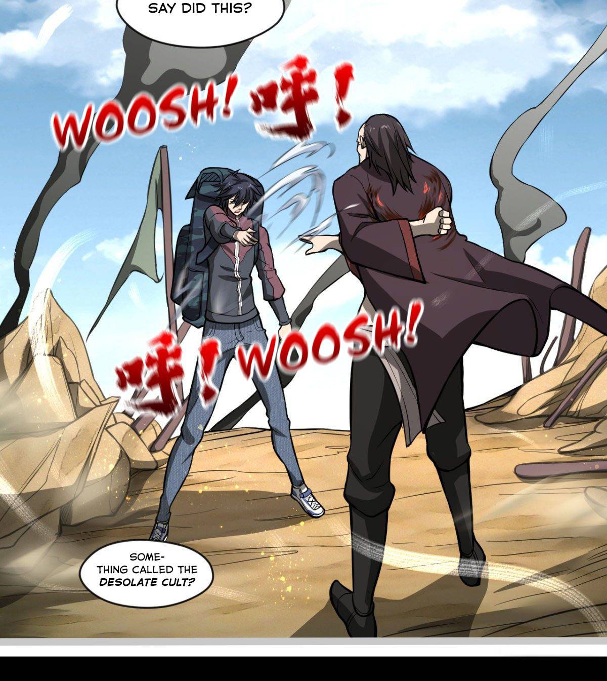 I signed Killing God in the Wasteland Chapter 16 - page 5