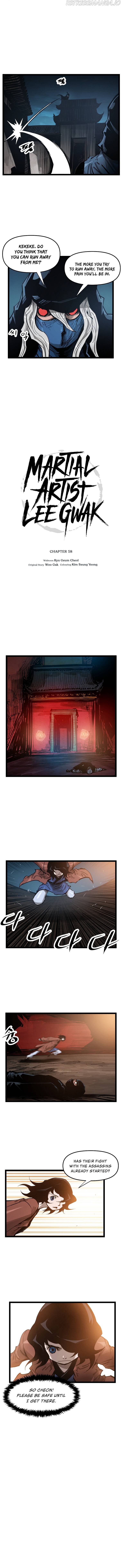 Martial Artist Lee Gwak Chapter 58 - page 2