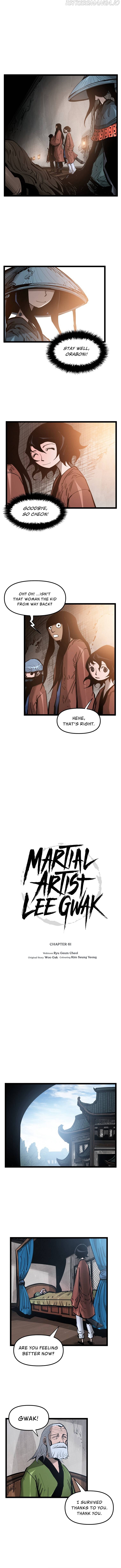 Martial Artist Lee Gwak Chapter 61 - page 3