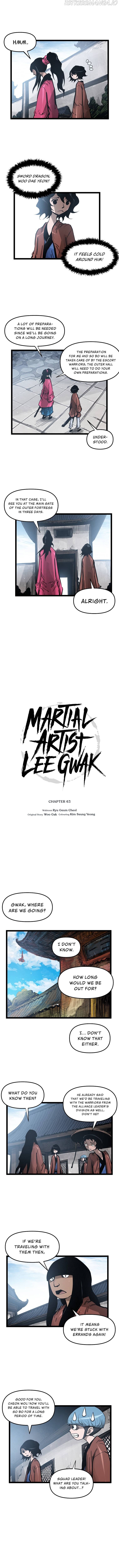 Martial Artist Lee Gwak Chapter 63 - page 4