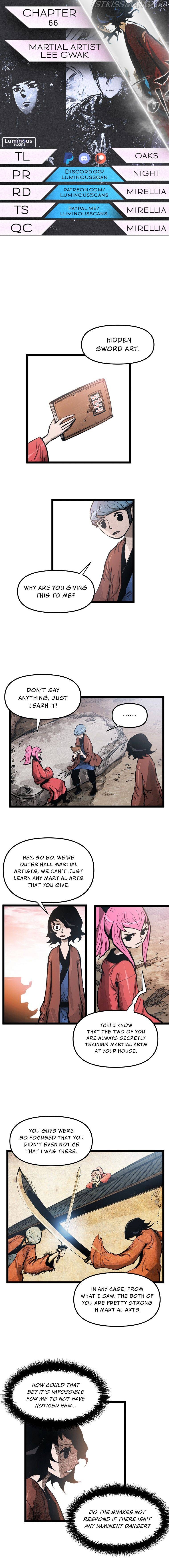 Martial Artist Lee Gwak Chapter 66 - page 1