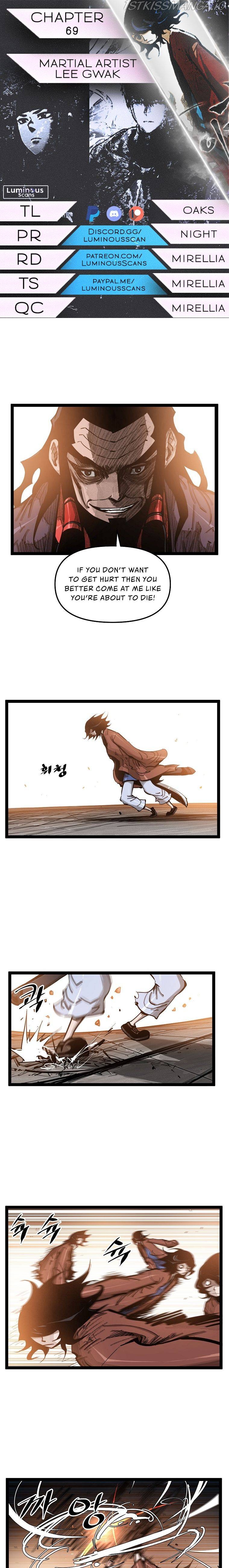 Martial Artist Lee Gwak Chapter 69 - page 1