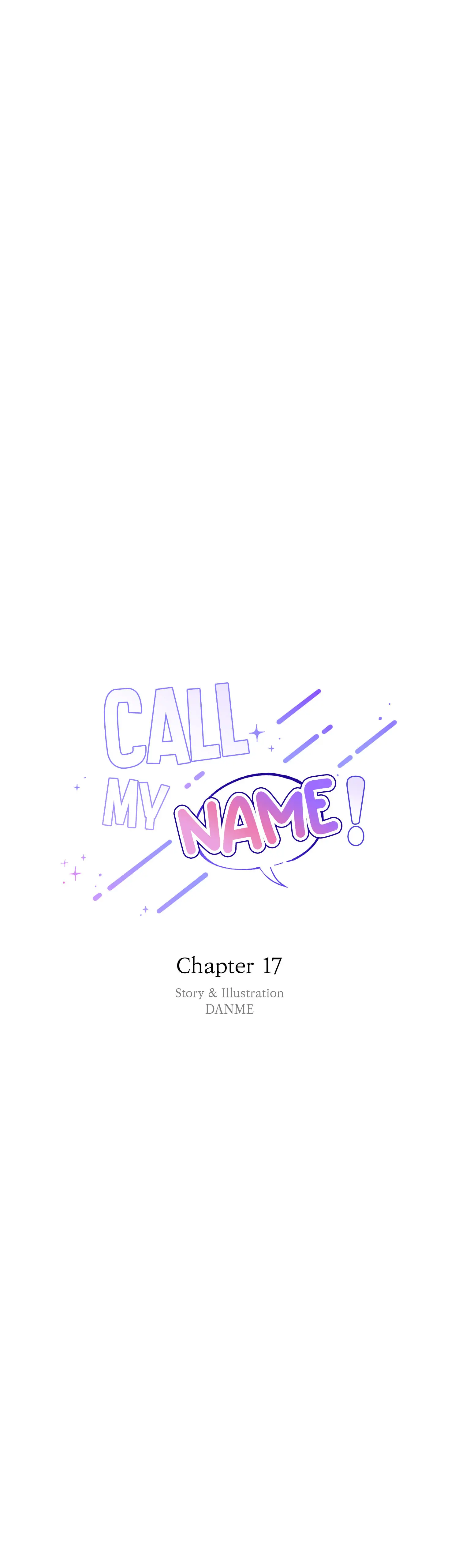 Call My Name! Chapter 17 - page 3