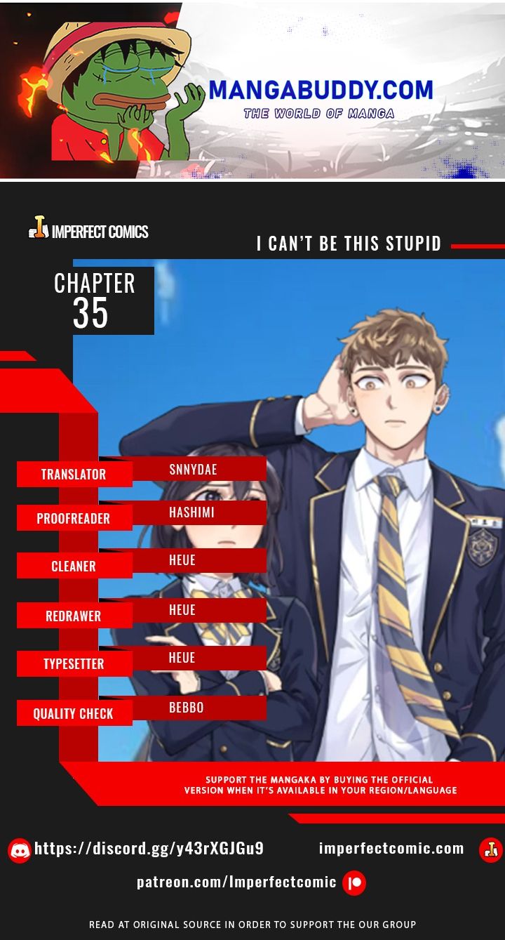 I Can’t Be This Stupid chapter 35 - page 1