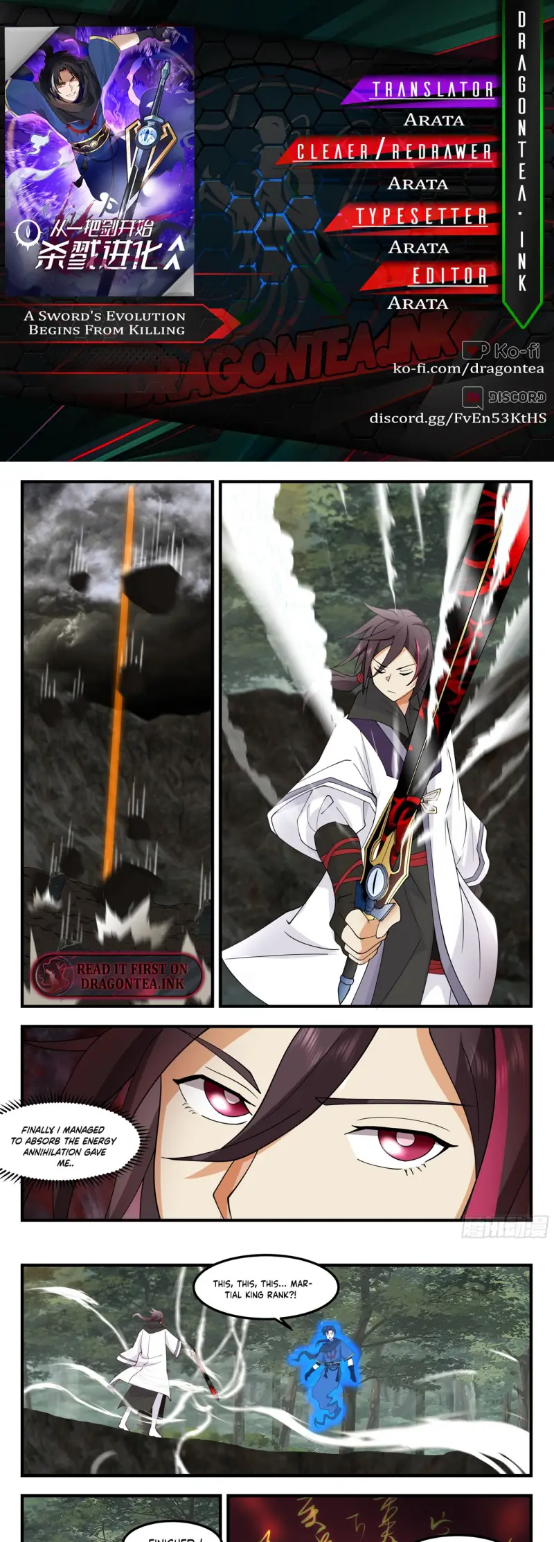 Killing Evolution From a Sword Chapter 101 - page 1