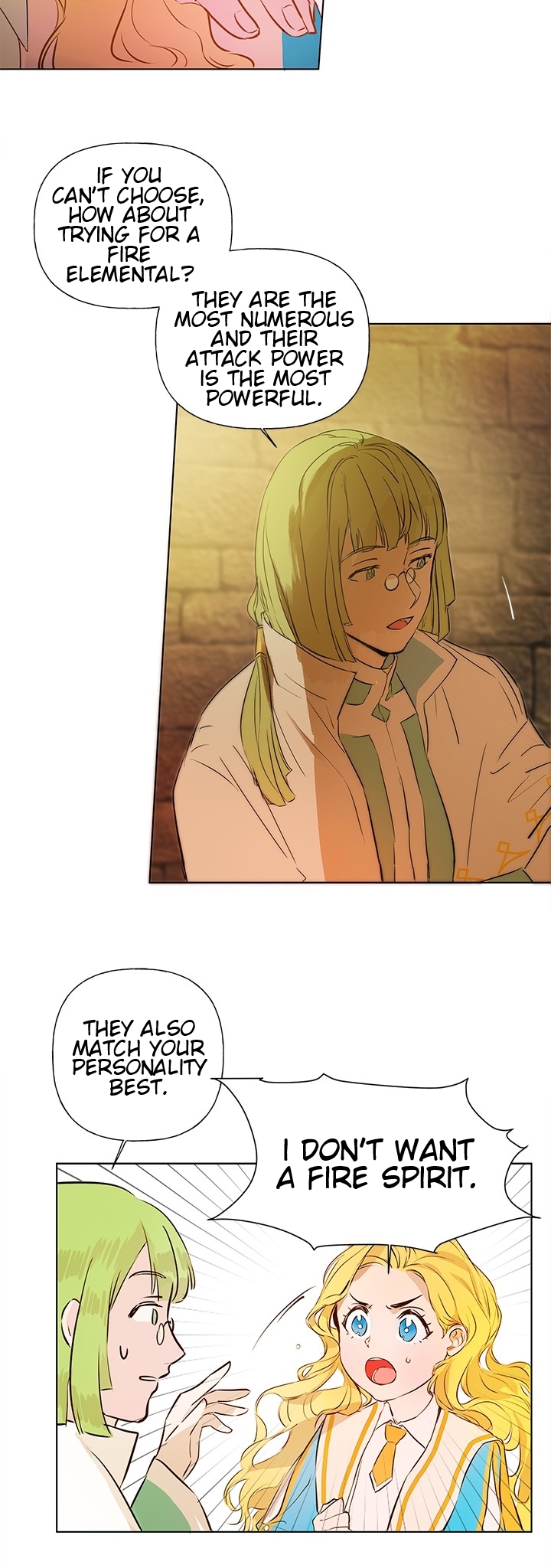 The Golden Haired Elementalist Chapter 6 - page 22