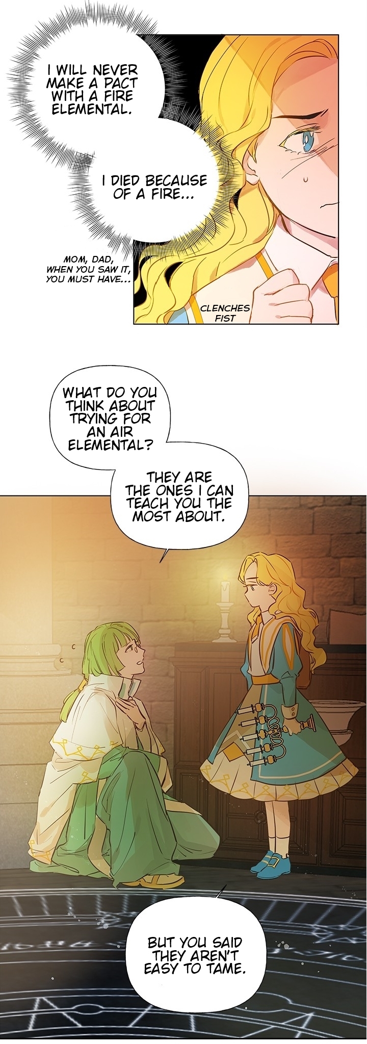 The Golden Haired Elementalist Chapter 6 - page 23