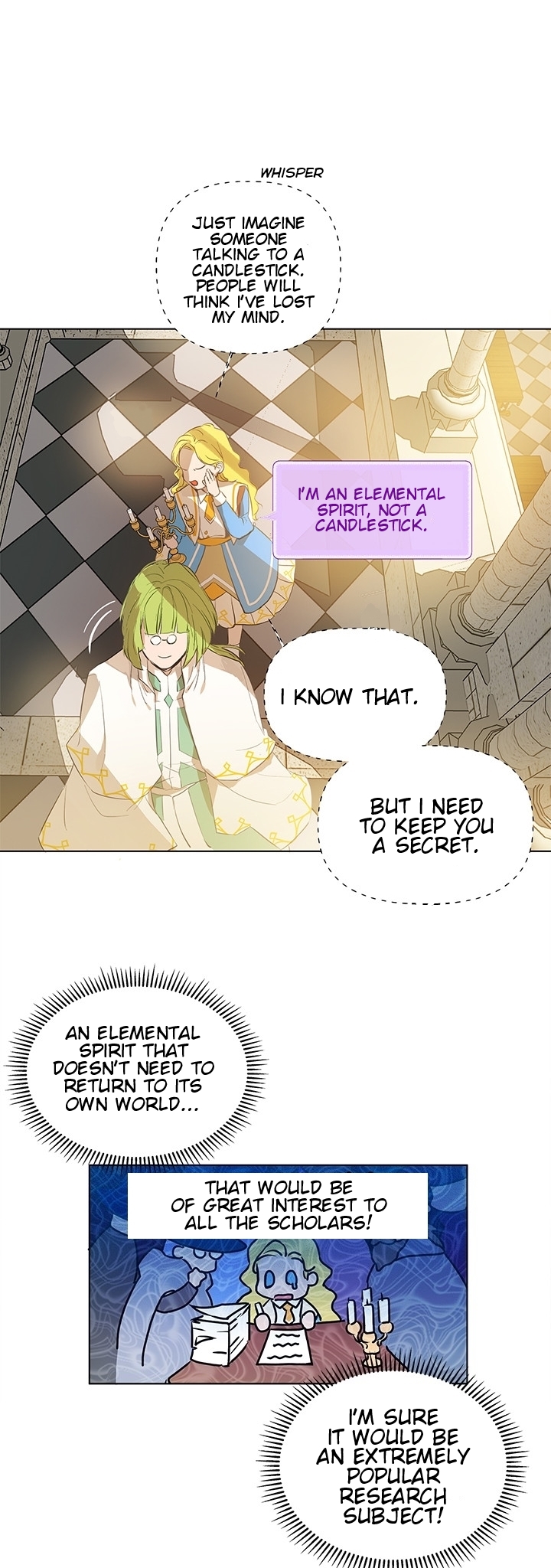 The Golden Haired Elementalist Chapter 6 - page 6