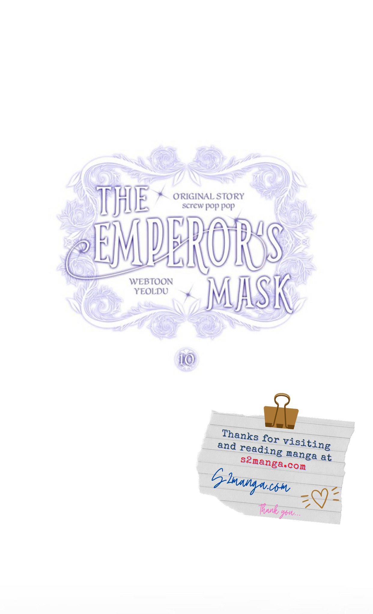 The Emperor’s Mask Chapter 10 - page 1