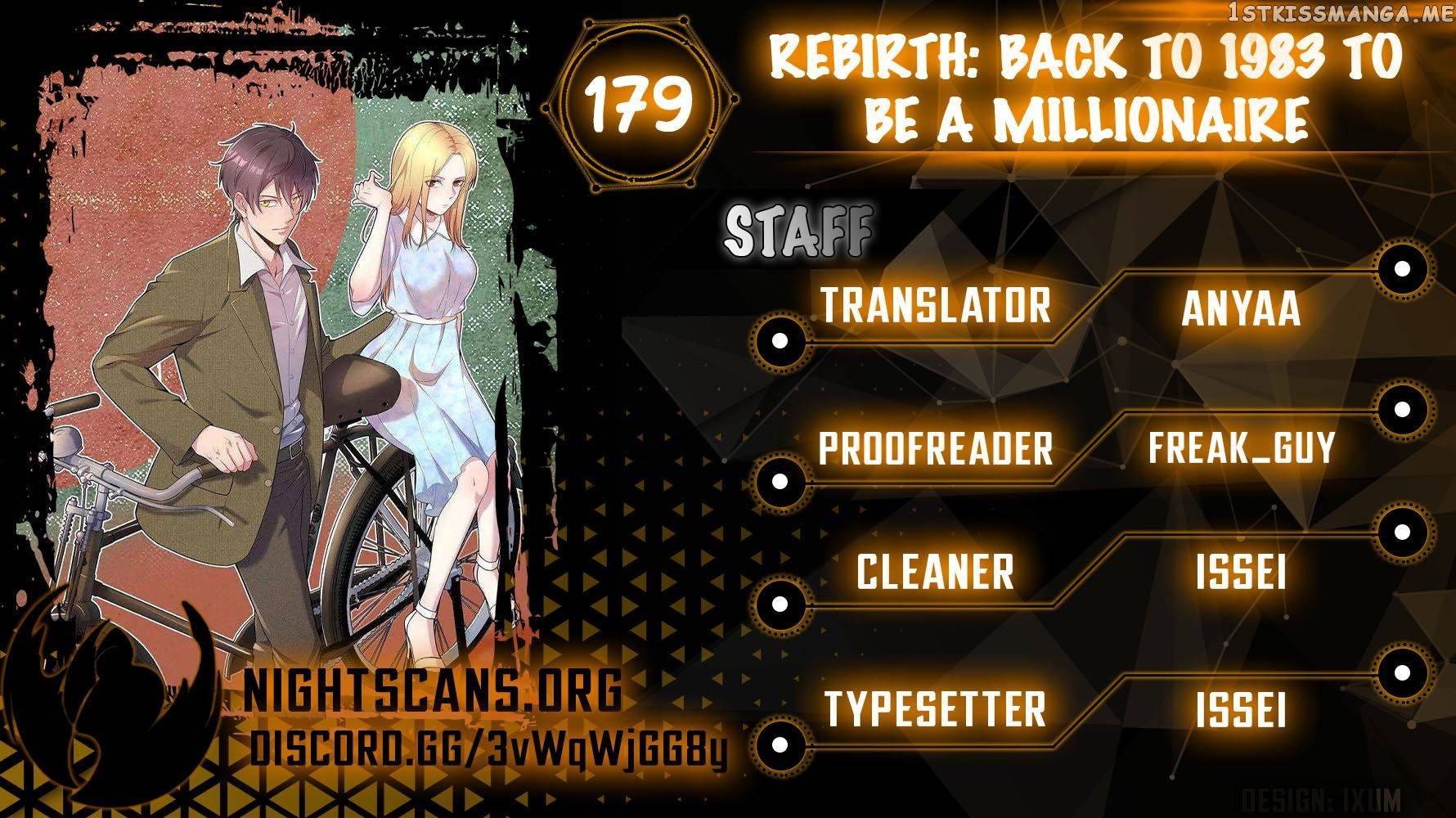 Rebirth: Back to 1983 to Be a Millionaire Chapter 179 - page 1