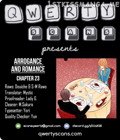 Arrogance And Romance chapter 23 - page 1