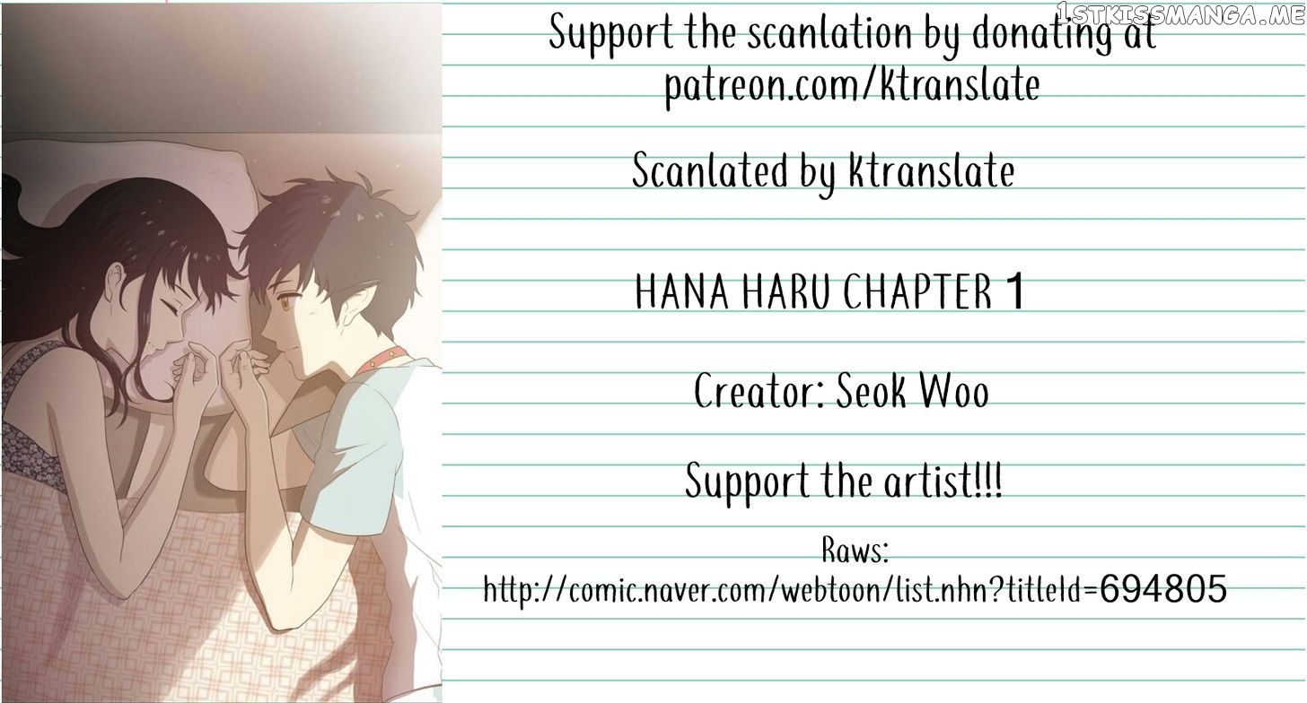 Days of Hana chapter 1 - page 1