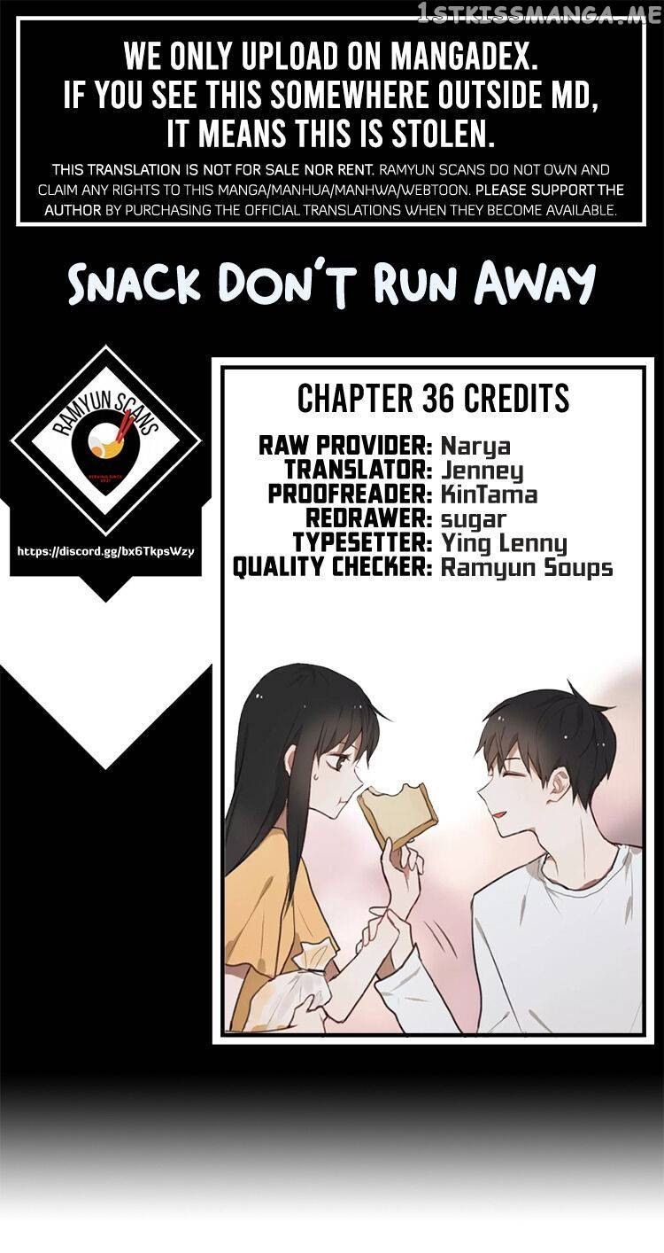 Snack, Don’t Run Away Chapter 36 - page 1