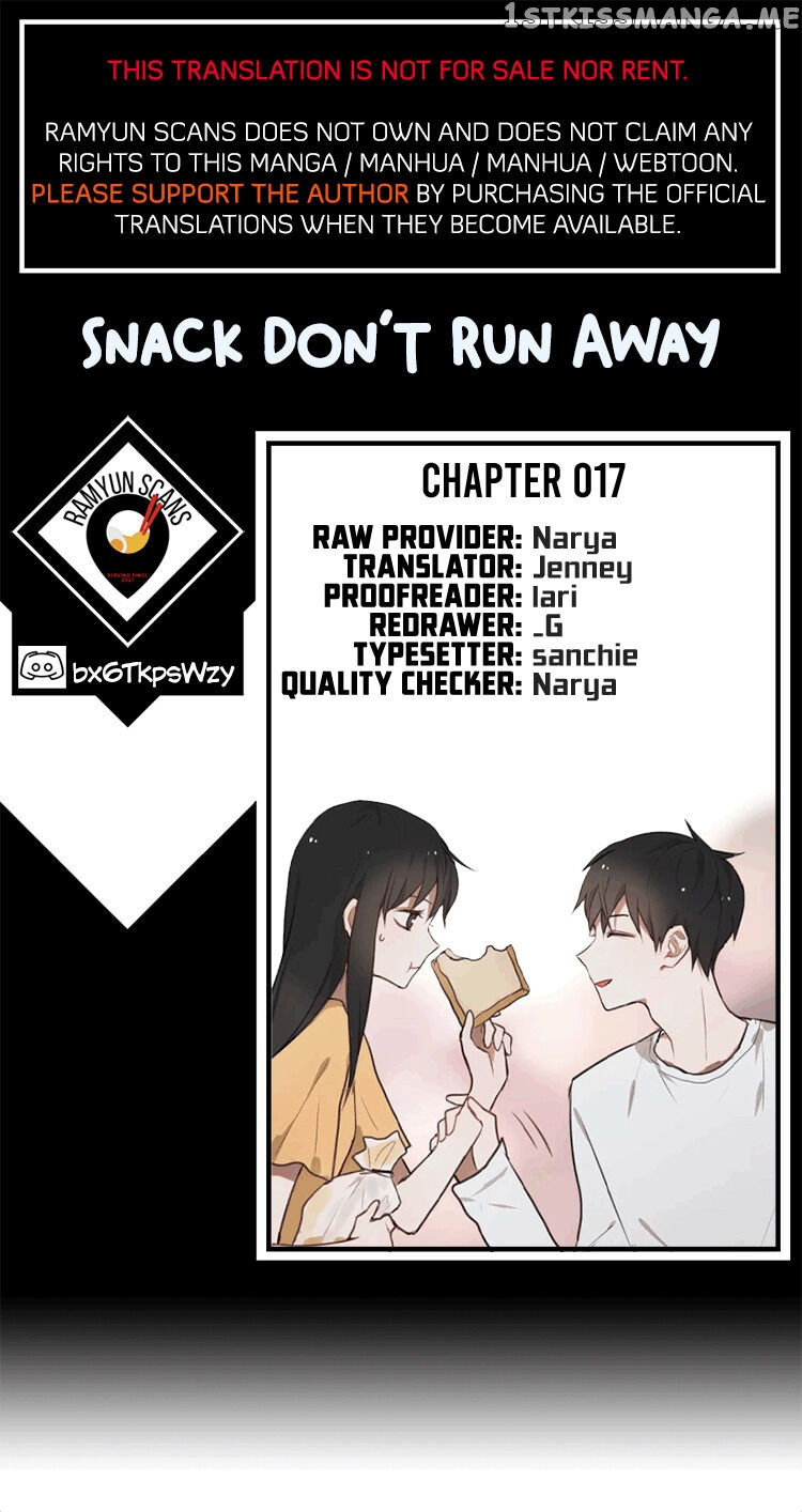 Snack, Don’t Run Away chapter 17 - page 1