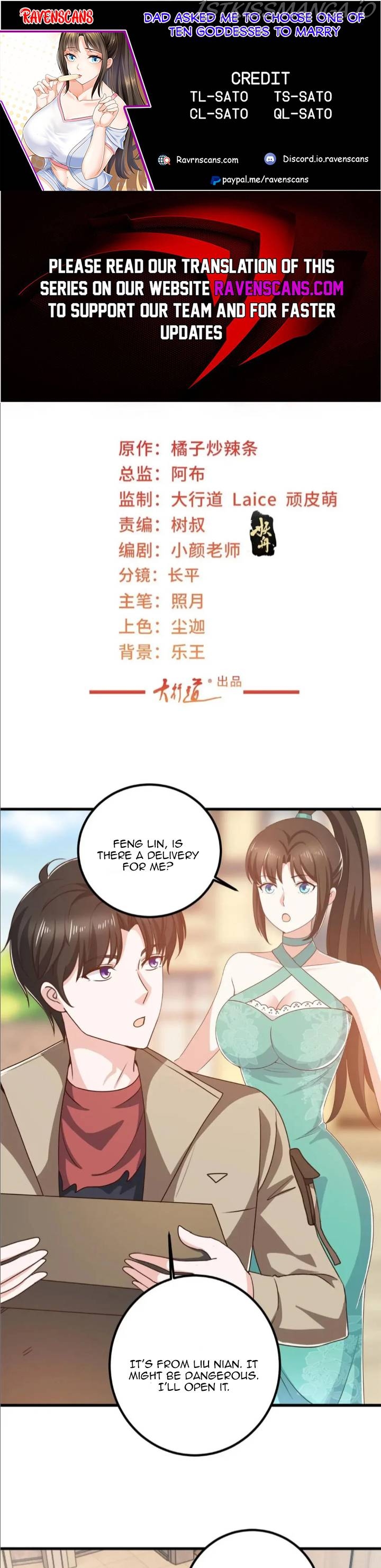 Dad Asked Me to Choose One of Ten Goddesses to Marry Chapter 82 - page 1