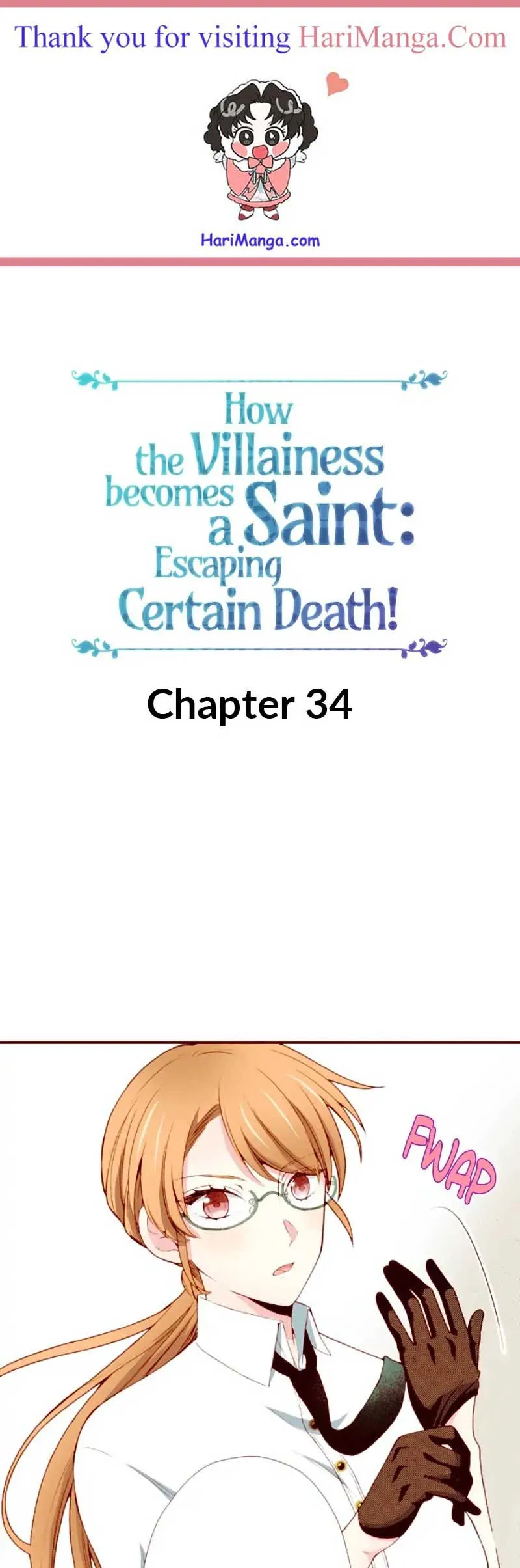 How the Villainess Becomes a Saint: Escaping Certain Death! Chapter 34 - page 1