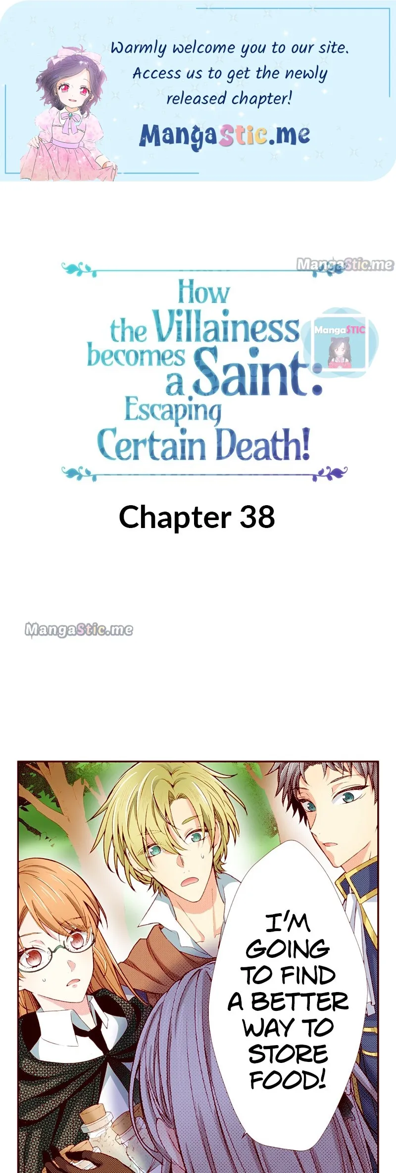 How the Villainess Becomes a Saint: Escaping Certain Death! Chapter 38 - page 1
