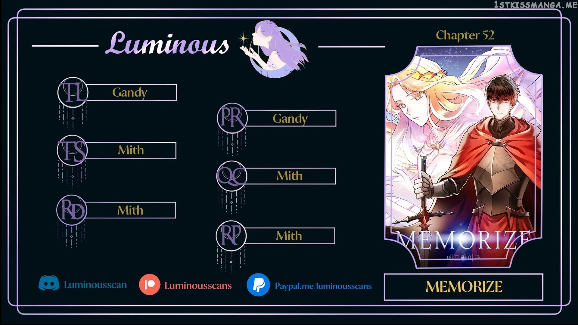 MEMORIZE – Manga chapter 52 - page 1