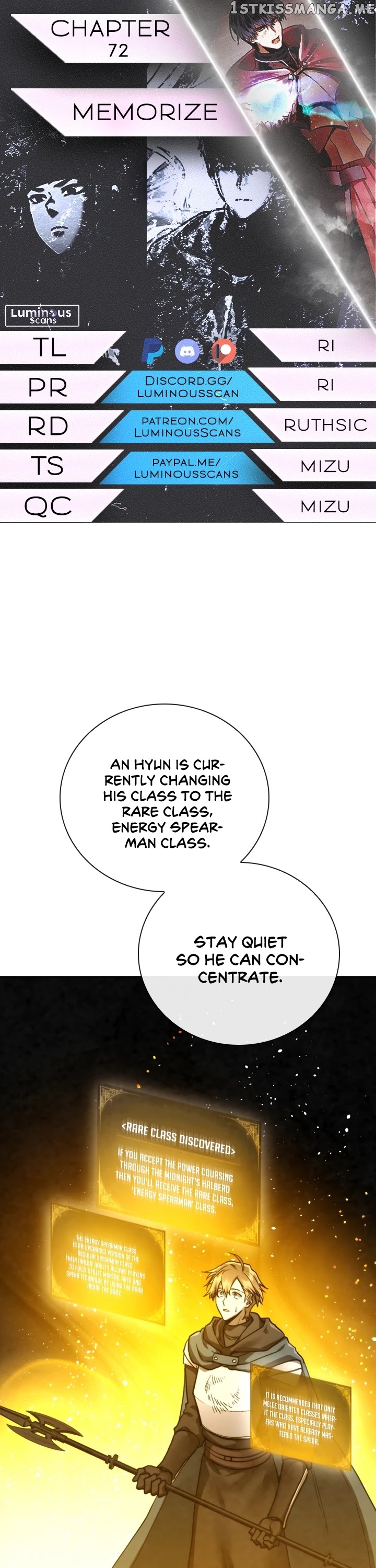 MEMORIZE – Manga chapter 72 - page 1