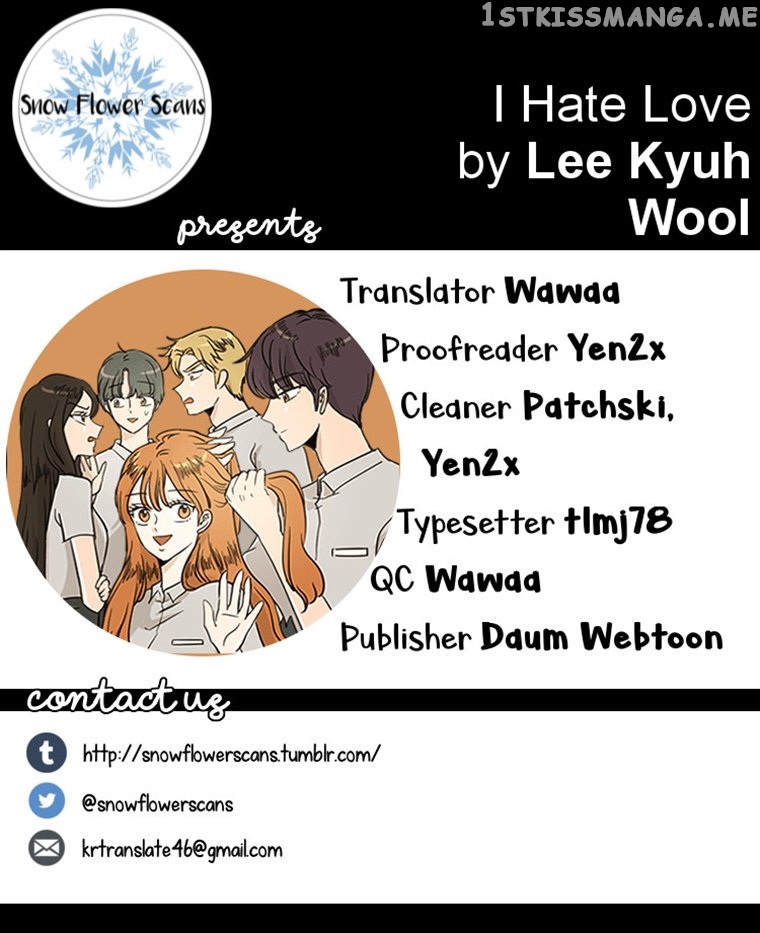 I Hate Love chapter 28 - page 1
