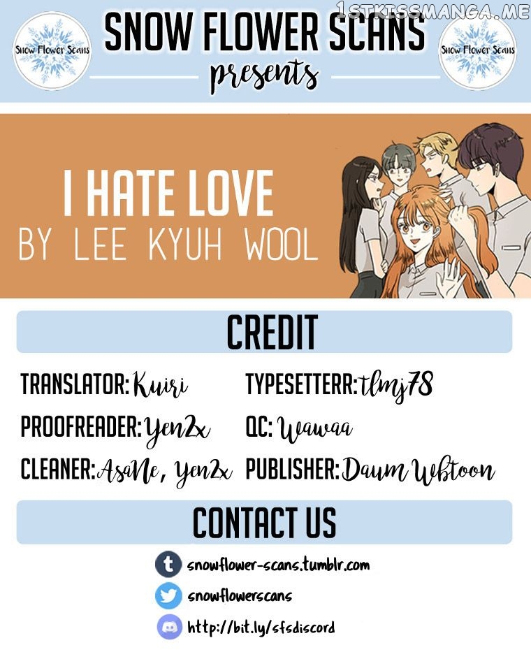 I Hate Love chapter 31 - page 1