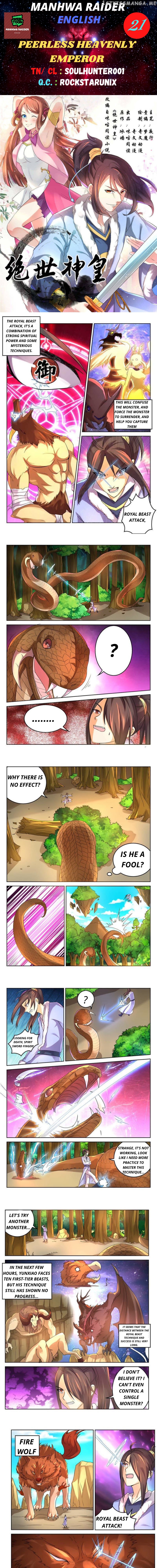 Peerless Heavenly Emperor chapter 21 - page 1
