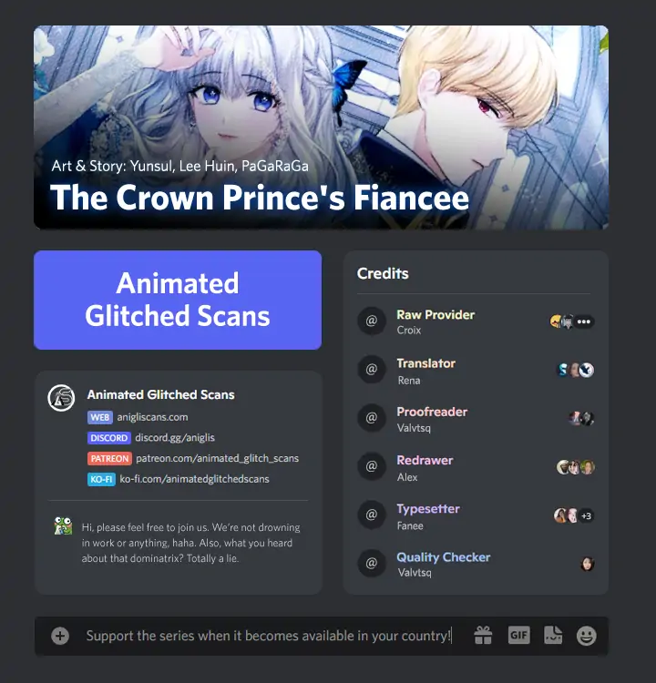 The Crown Prince’s Fiancée Chapter 17 - page 1
