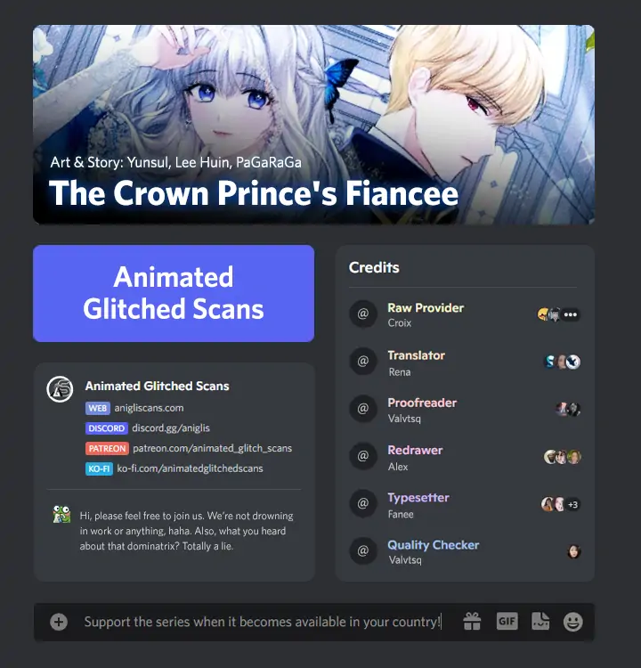 The Crown Prince’s Fiancée Chapter 11 - page 1