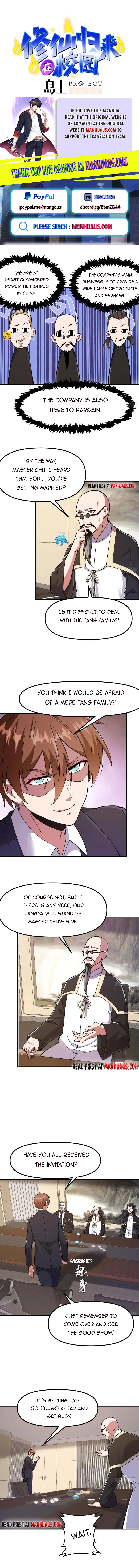 Cultivation Return on Campus Chapter 440 - page 1