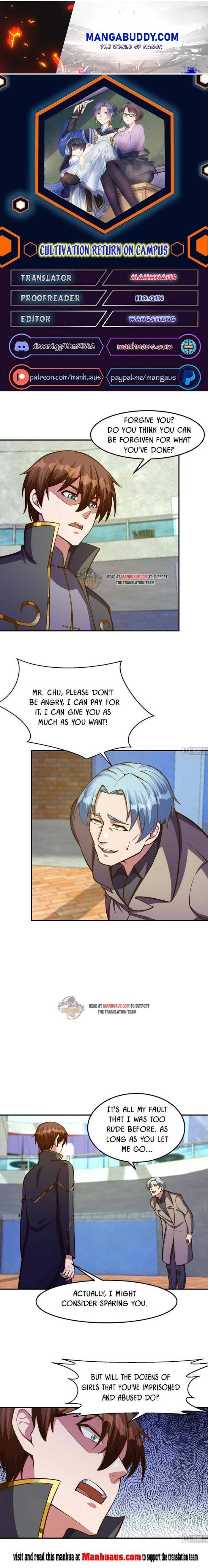 Cultivation Return on Campus chapter 322 - page 1