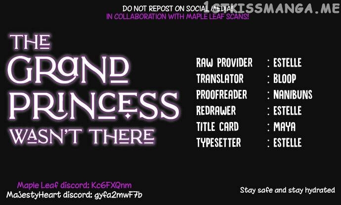 The Grand Princess Was Not There chapter 20 - page 1