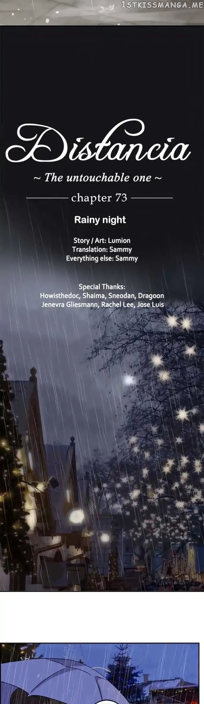 Distancia ~ The Untouchable One ~ chapter 73 - page 3