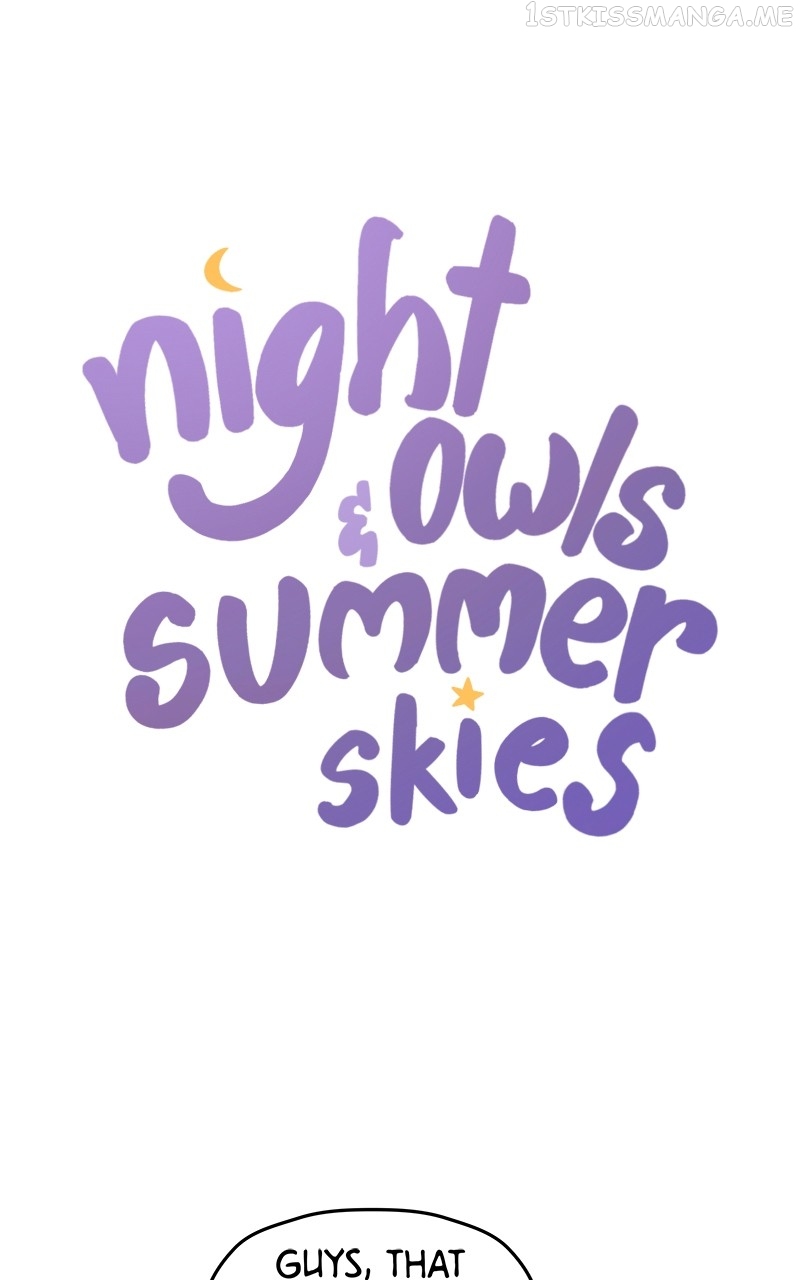 Night Owls & Summer Skies Chapter 30 - page 6