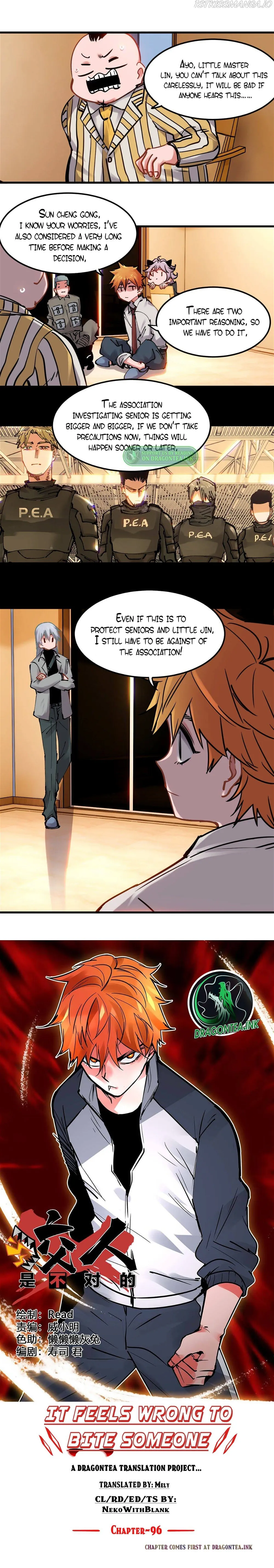 It feels so wrong to bite people Chapter 96 - page 3