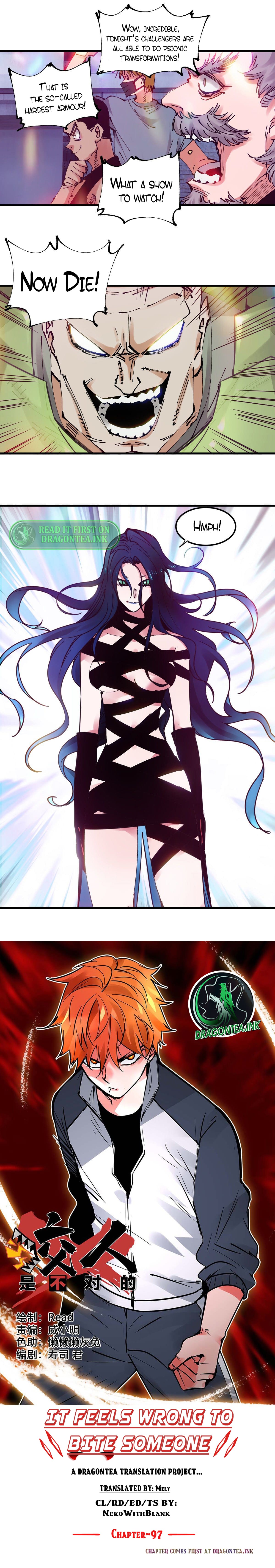 It feels so wrong to bite people Chapter 97 - page 4