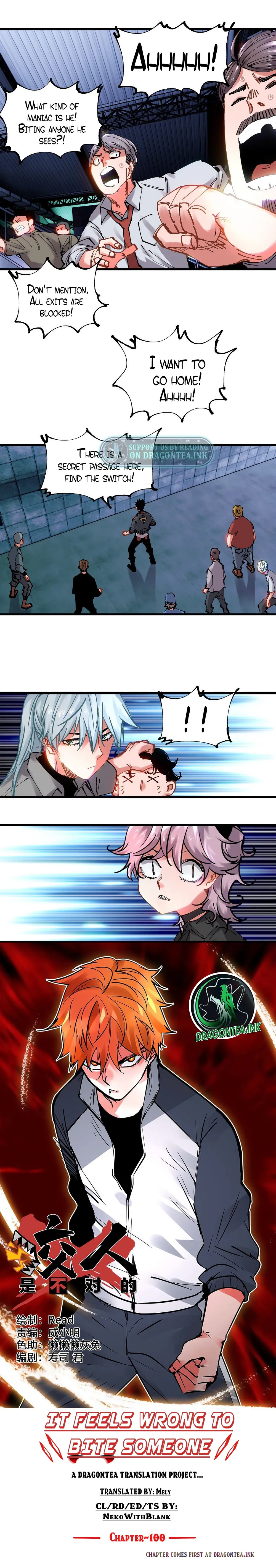 It feels so wrong to bite people Chapter 100 - page 2