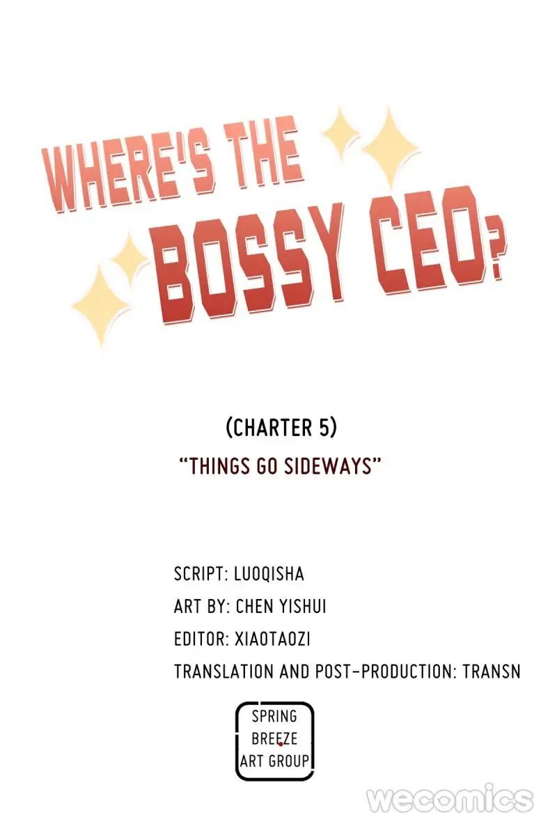 Where’s the Bossy CEO? Chapter 5 - page 1