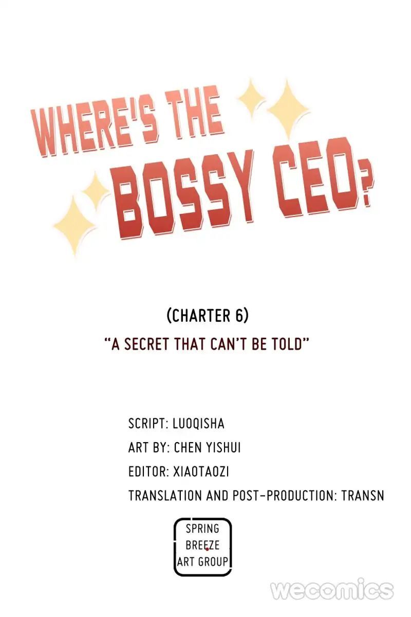 Where’s the Bossy CEO? Chapter 6 - page 3