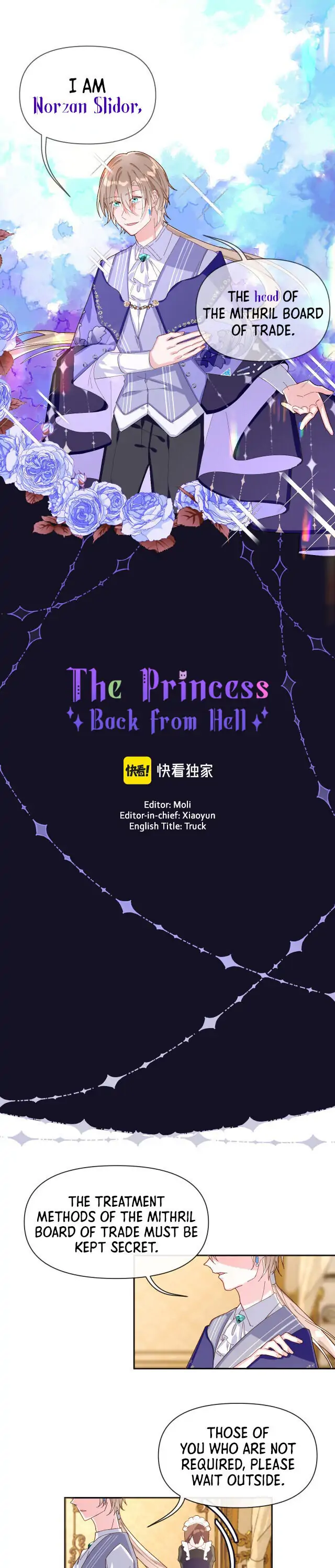 The Princess Back From Hell Chapter 3 - page 1