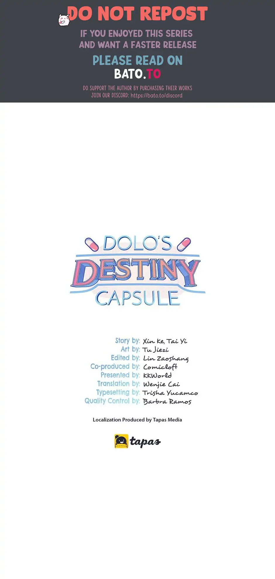 DOLO’s Destiny Pill Chapter 40 - page 1