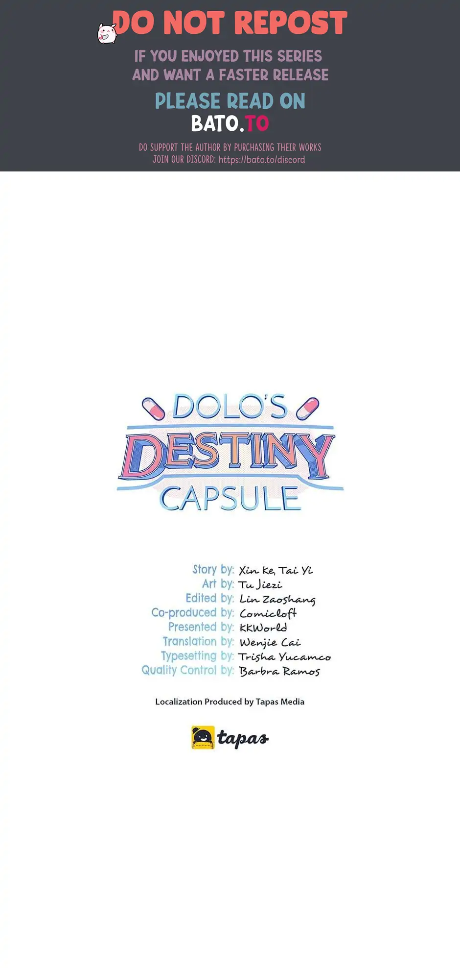 DOLO’s Destiny Pill Chapter 81 - page 1