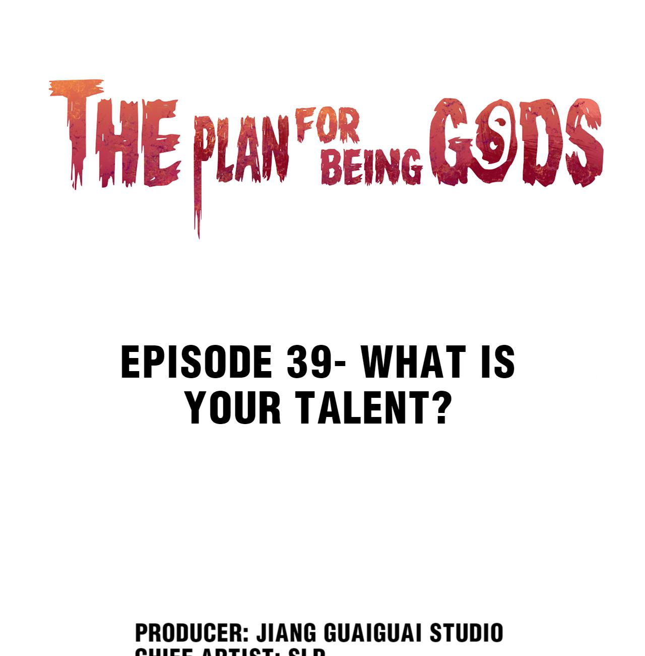 The Plan For Being Gods chapter 39 - page 1